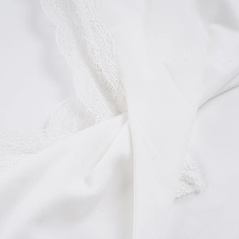 SUCHCUTE Coquette Spitzen-Cami-Top mit V-Ausschnitt und Twist-Front, Spaghettiträger, schmal geschnittenes Camisole, Y2K, ärmelloses Tanktop für den Alltag, lässig, Sommer, Neu – Detail 11