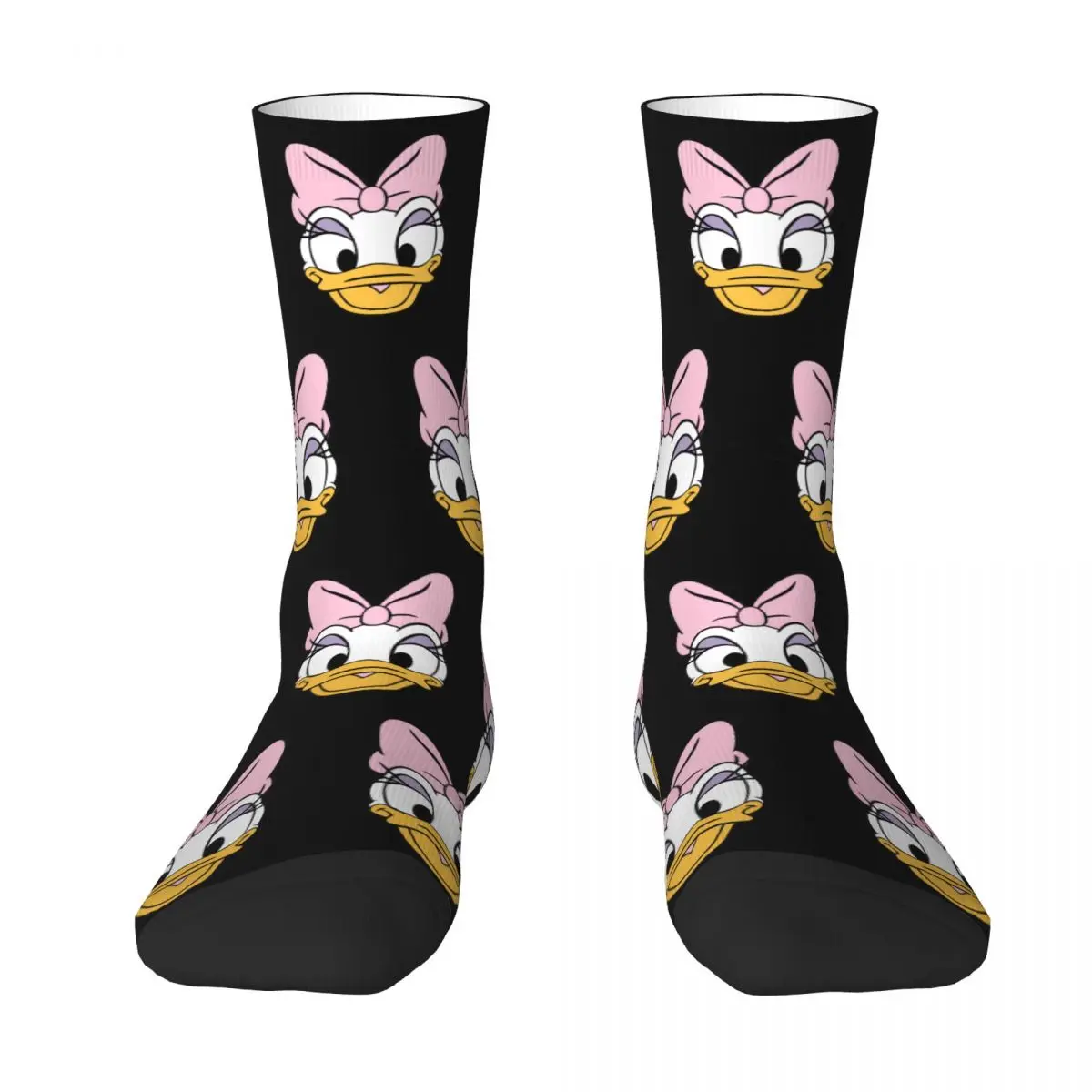 Daisy Duck Portrait Stockings Custom Novelty Socks Spring Non Slip Socks Women Men Running Sports Medium Soft Socks