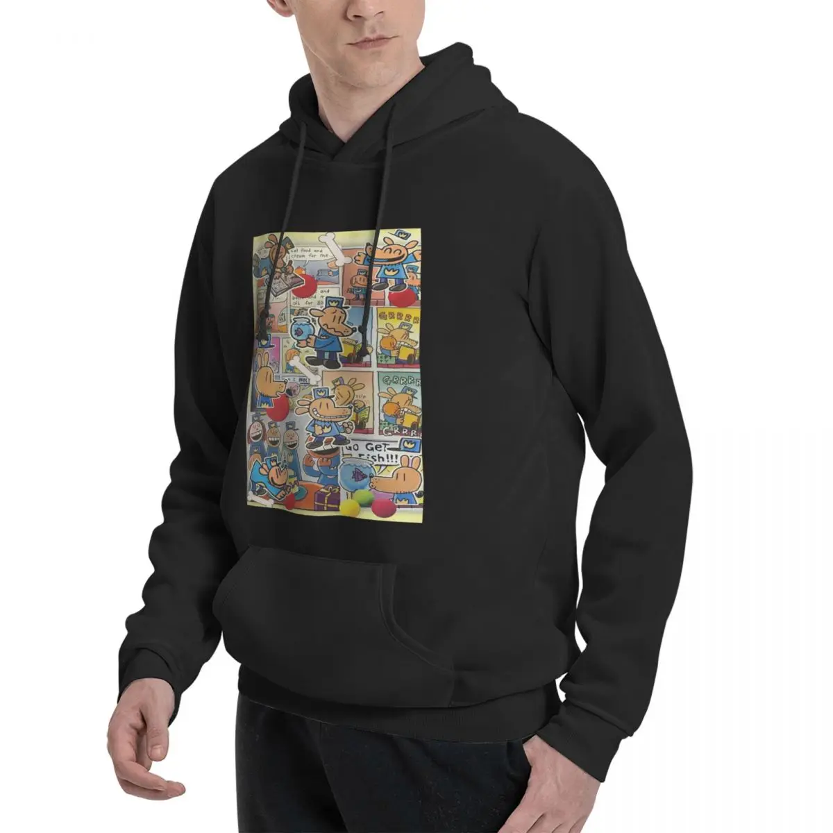 Dog Man Dogman Movie 2025 Comic Hoodies Men Women Casual Pullover Sweatshirt Fashion Long Sleeve Hooded Autumn Winter