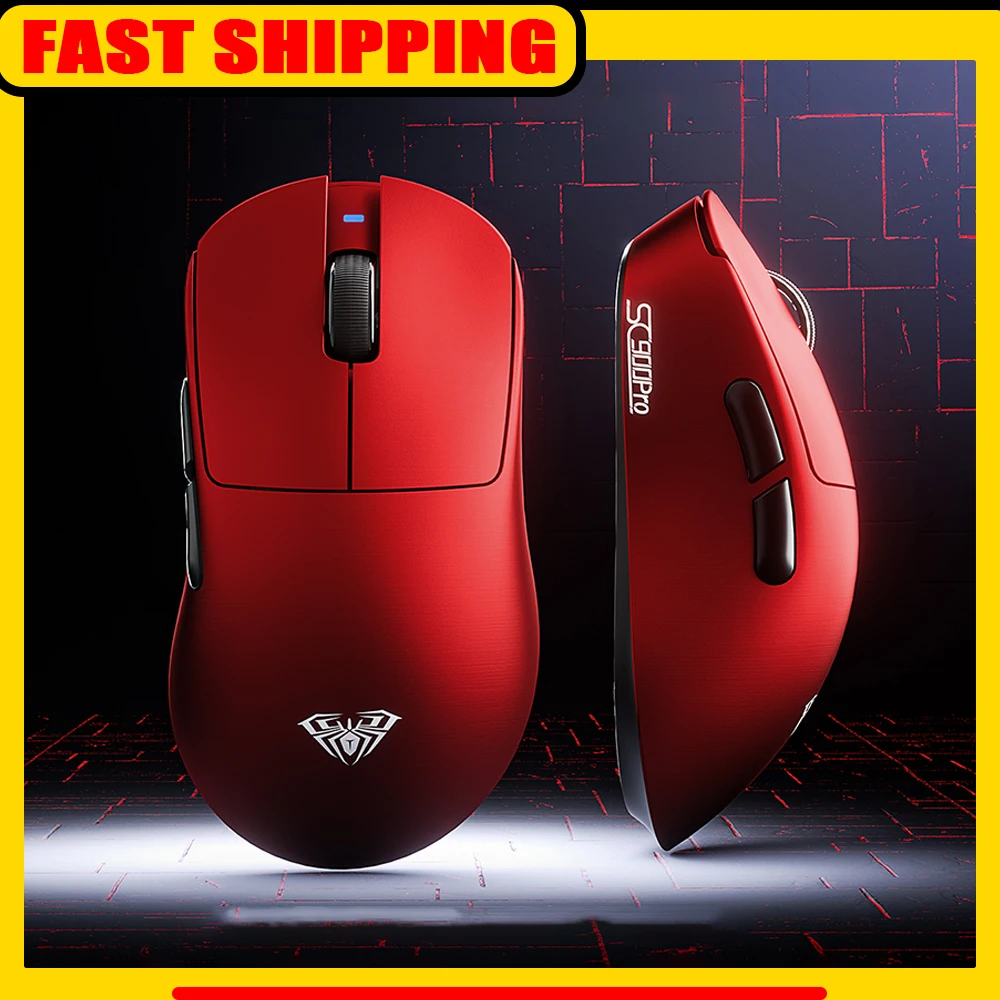 

AULA SC900 Mouse Mouse Paw3950 Tri Mode Wireless 8000Hz Gaming Mice Battery Detachable Lightweight PC Accessories For FPS Gamer