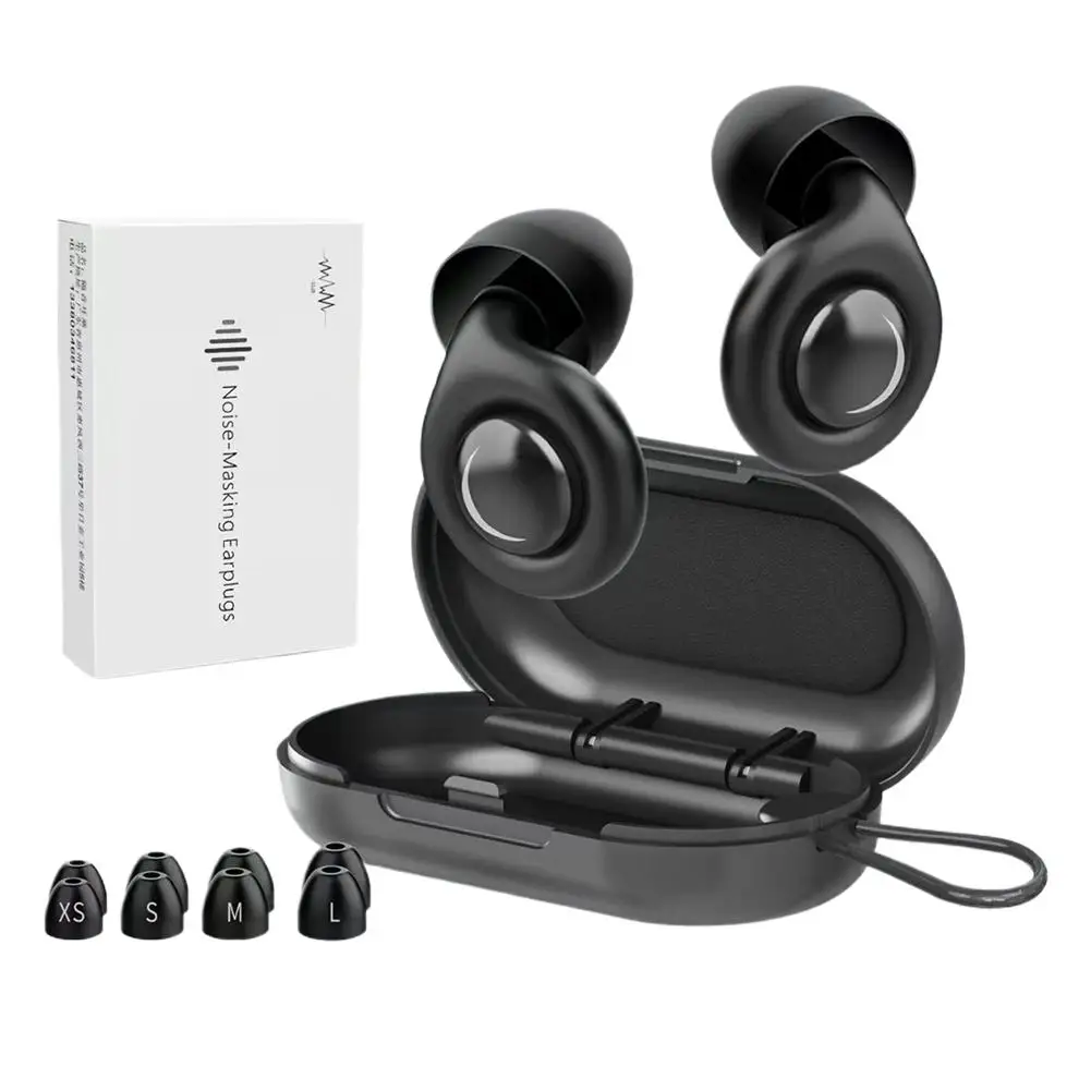 

Антишумные беруши для сна, силиконовые беруши от храпа, многоразовые беруши для защиты слуха, комфорт для плавания, учебы и работы