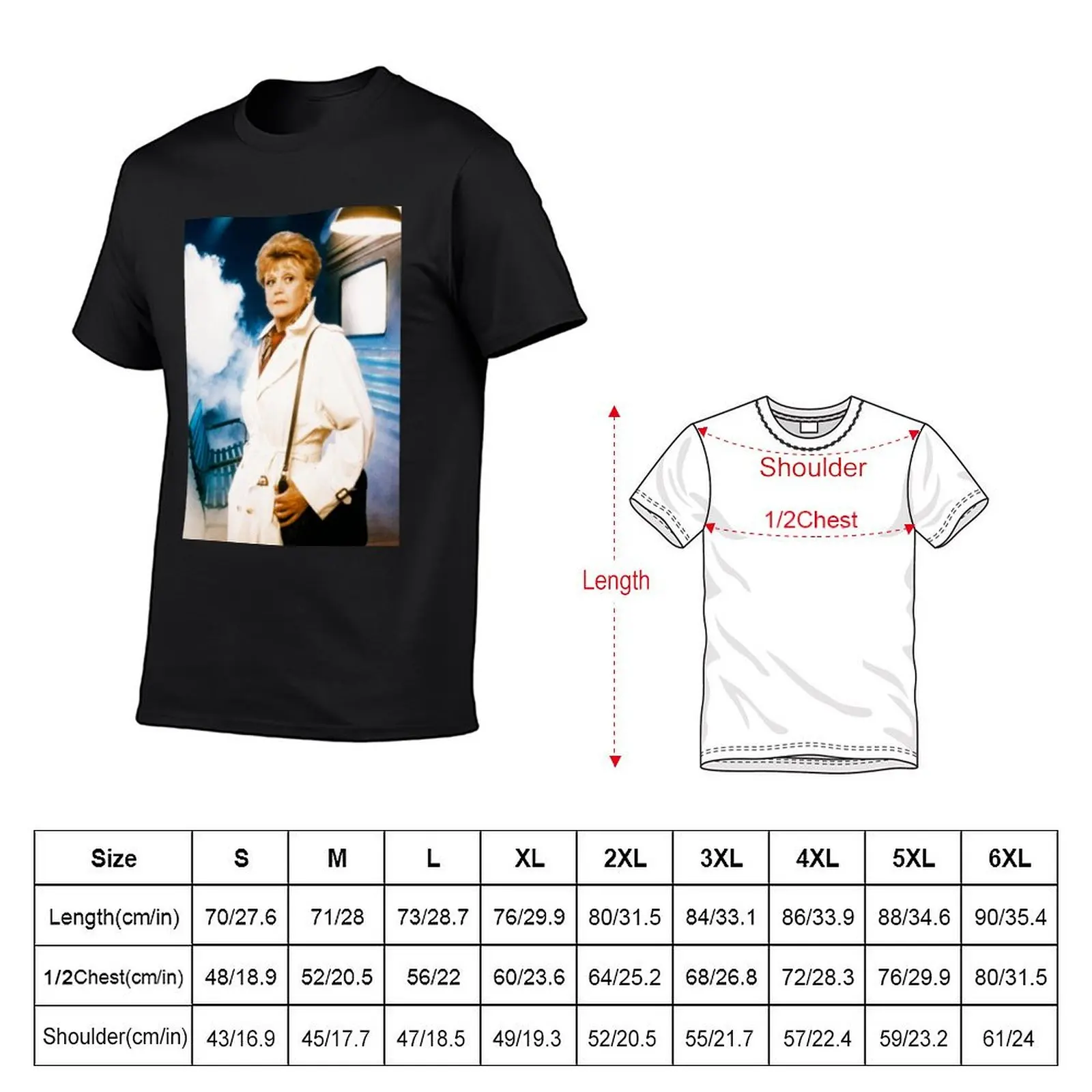 Jessica Fletcher T-Shirt custom t-shirts blue archive plus sizes tshirts for men