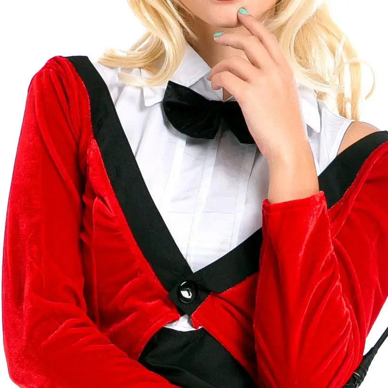 

Фрак фокусника на Хэллоуин, женский костюм для взрослых, косплей, ночной клуб, бар, DS, одежда для выступлений, хлопок, 00% сценический костюм