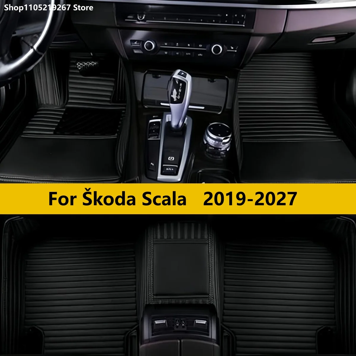 

Custom For Škoda Scala 2019 2020 2021 2022 2023 2024 2025 2026 2027 Auto Floor Mats Automobile Carpet Cover Interior Accessories