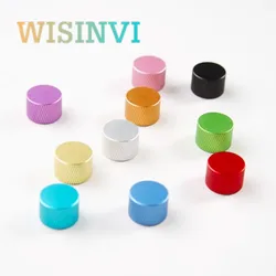 2PCS Aluminum alloy knob Potentiometer Encoder Knob Mechanical Keyboard speaker volume Guitar bass metal knob Flower /D Shaped