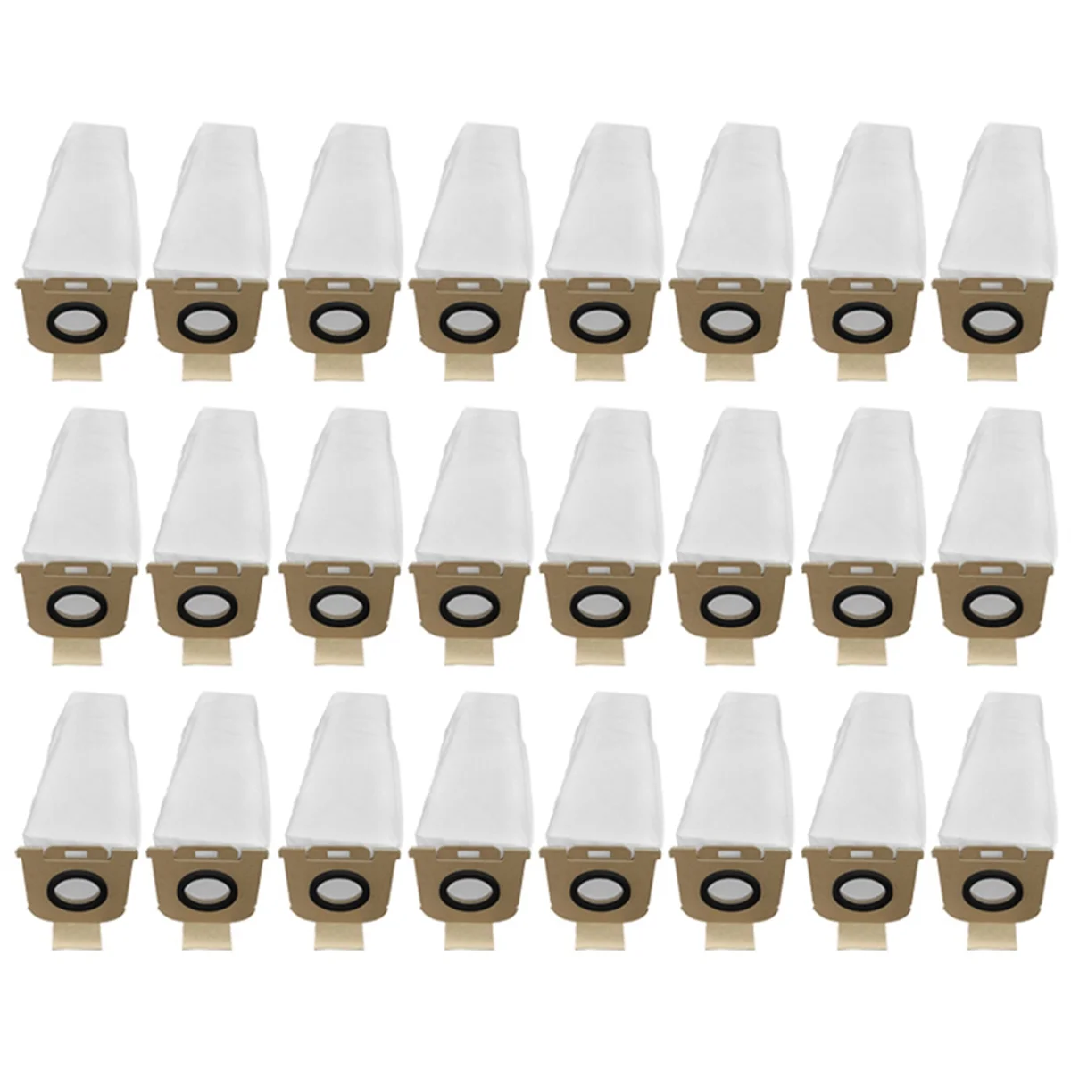 

FNJK-24PCS Dust Bag for Dreame Z10 Station / H30 Combo Station Robot Vacuum Cleaner Garbage Bag Replacement Spare Parts