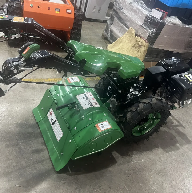 Rotary Cultivator Tractor Powerful Plough Tiller with High Productivity Motor and Engine Core Components Included