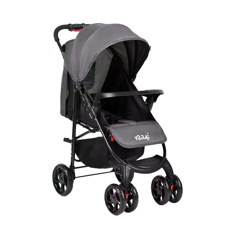 

Baby walking stroller lightly foldable, can sit and lie, 0-3 years old baby shock-absorbing hand-pushing stroller umbrella car