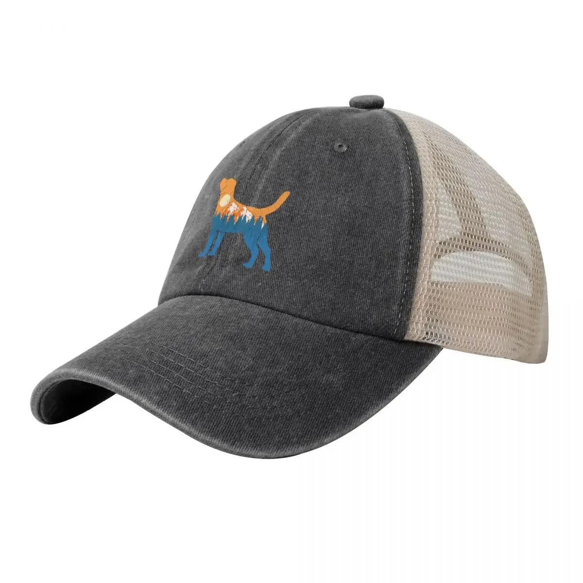 

labrador Dog Silhouette Sunset Nature Mountain Gift Baseball Cap Horse Hat Sun Hat For Children Golf Cap Men's Hats Women's