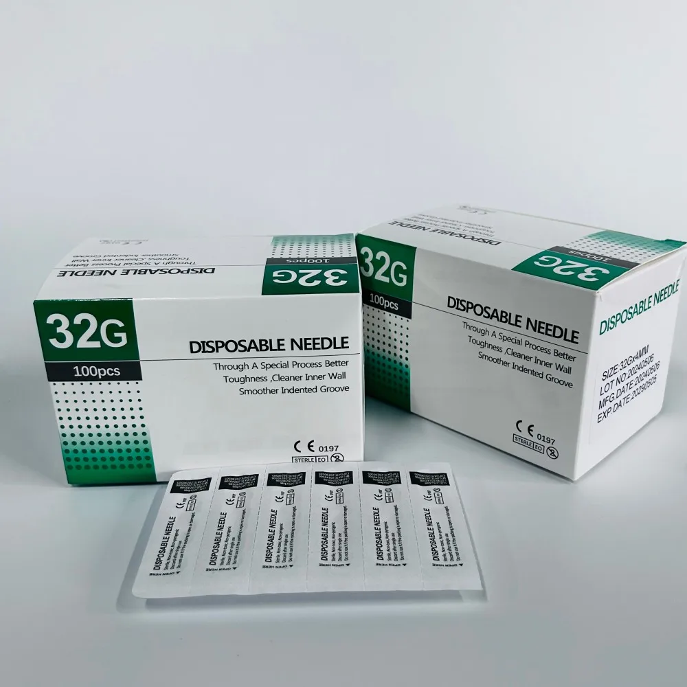Clinical Sterile Disposable Painless Ultra-Fine Injection Needles for Eyelid Cosmetic Applications
