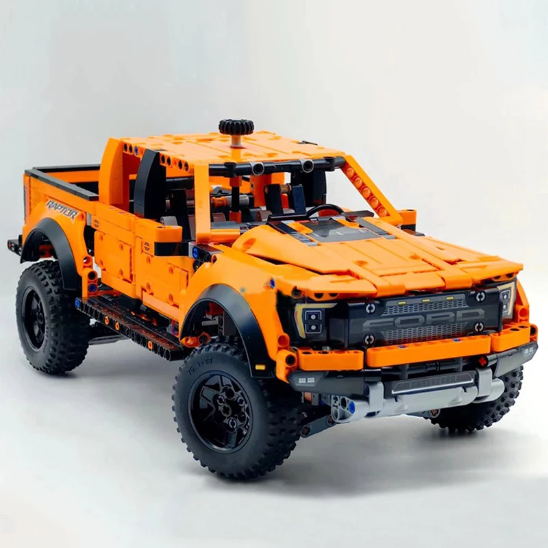 1379PCS Technical 1:10 F-150 Raptor Off Road Car Building Blocks 42126 Pick-up Vehicle Assemble Bricks Toys Gifts For Boy Kids