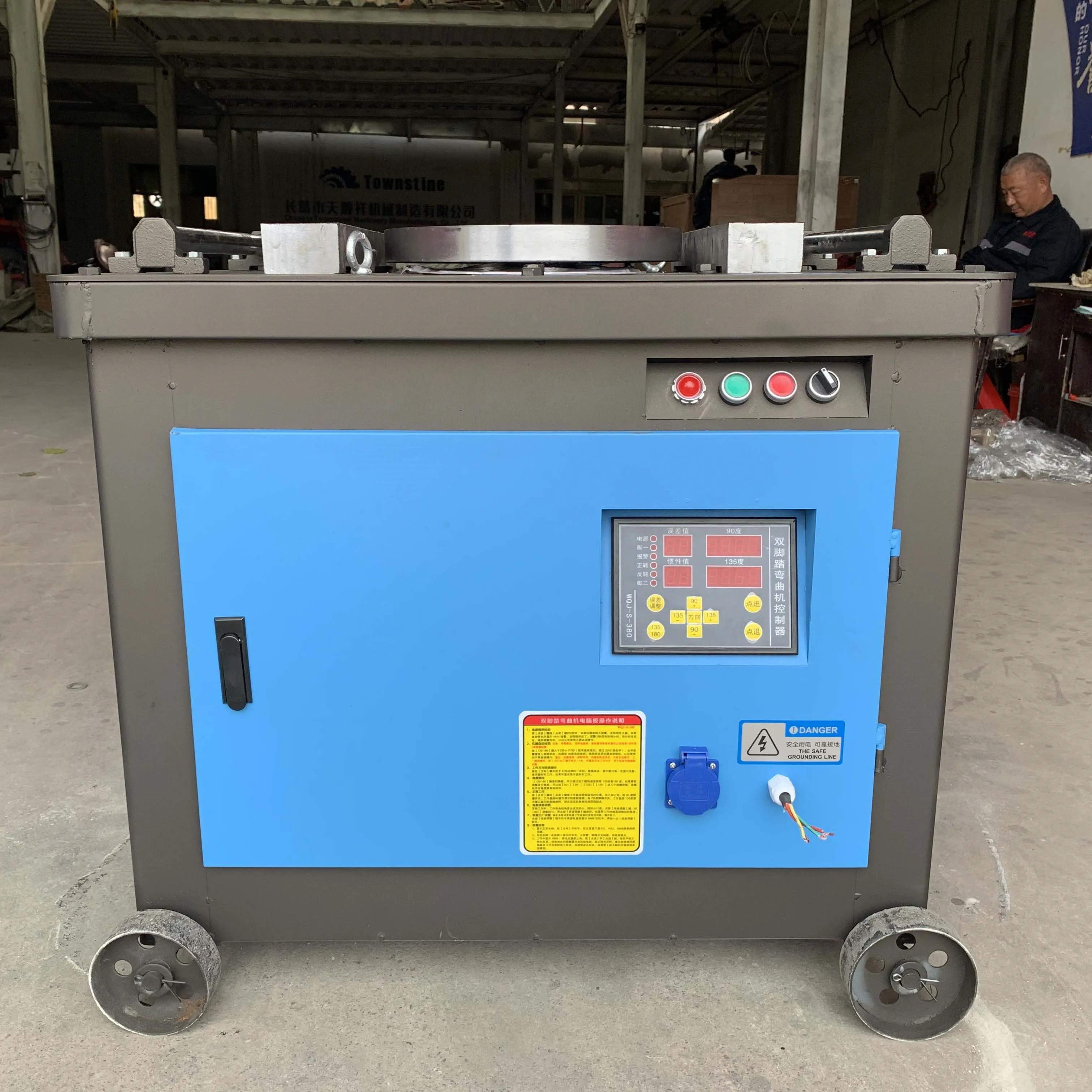 Automatic Table Type CNC Steel Bar Bending Machine Rebar Round Steel Bending Motor Stainless Steel Processing Core Component