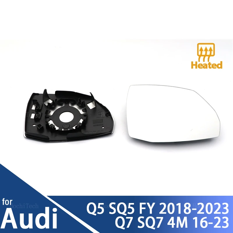 

Side Heated Wide Angle Wing Mirror Glass Lens for Audi Q5 Q5L SQ5 FY2018-2023 Q7 SQ7 4M 2016-2023 Car Accessories