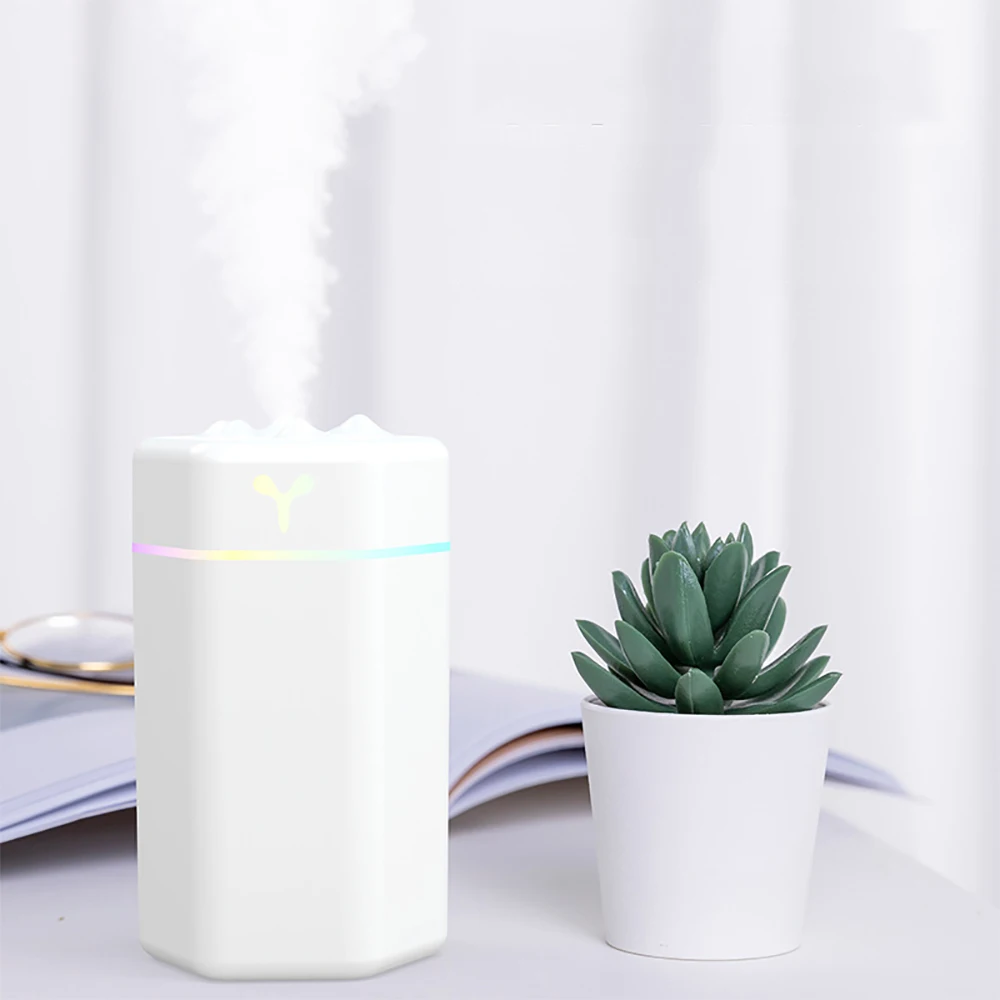 Portable 260ml Air Humidifier Aroma Oil Humidificador for Home Car USB Cool Mist Sprayer with Colorful Soft Night Light Purifier