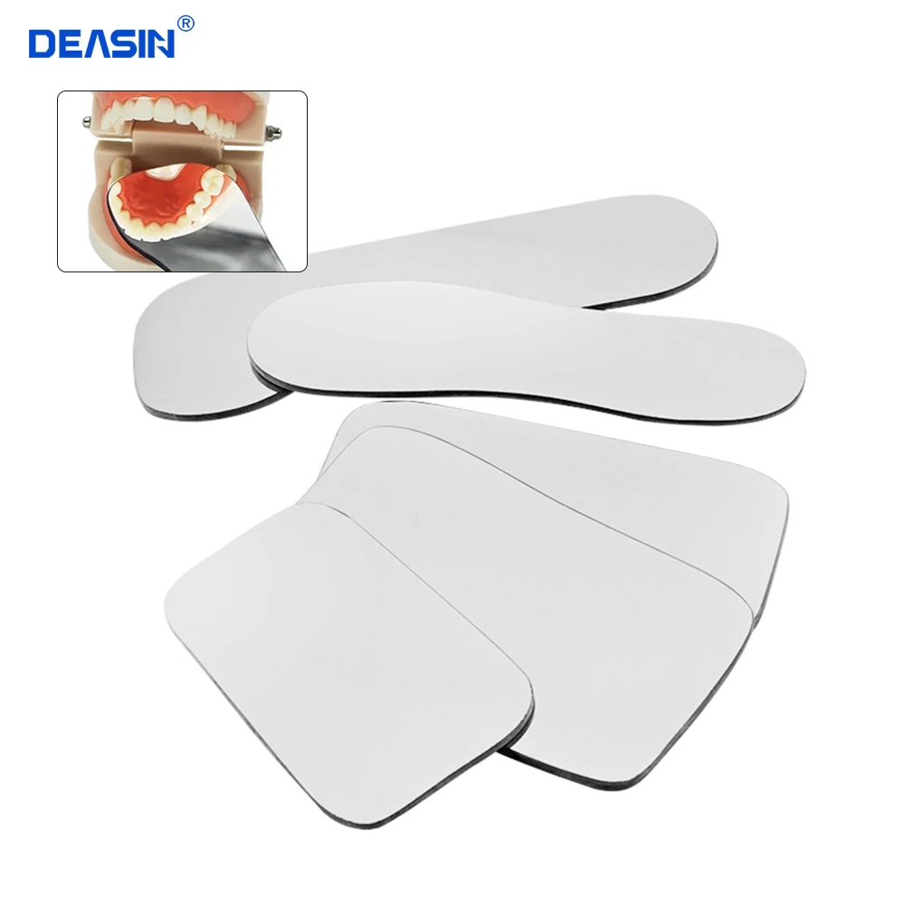 5 pcs Dental Oral Mirrors Photography Orthodontic Intraoral Photographic Reflector Glass Mirror Dentist Tools