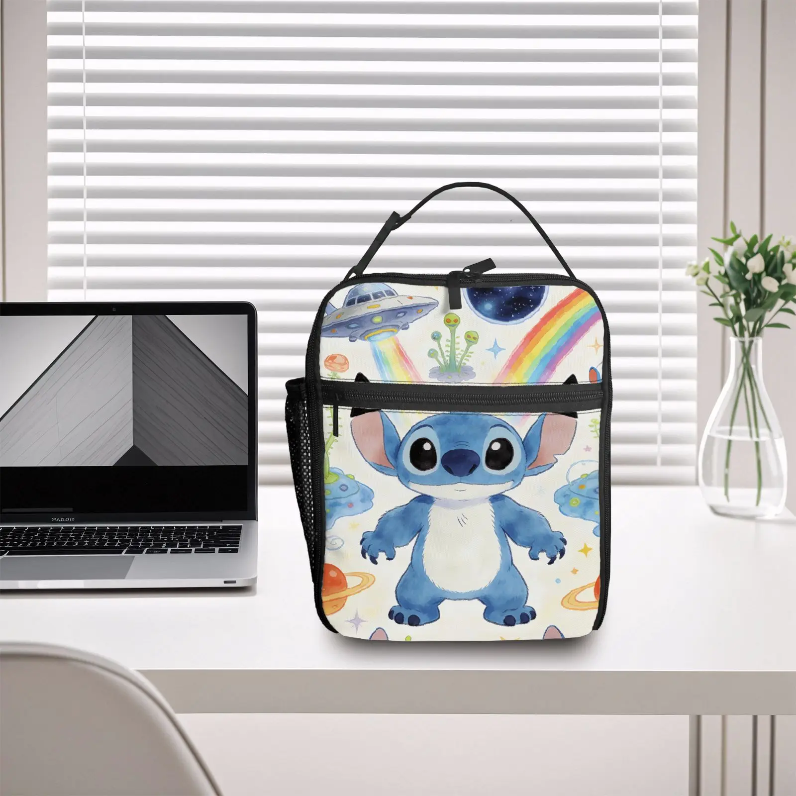 

1pc Stitch Lunch Bag Handbag High-Quality Cute Casual Party Picnic School Gift for Daily Use