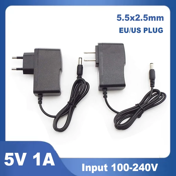 5.5Mm Ac Dc 5V 1A P…
