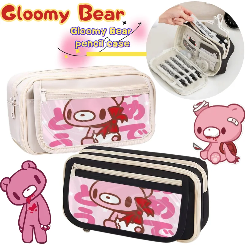 Pencil Case Large - Estuche para lápices Gloomy Bear, estuche