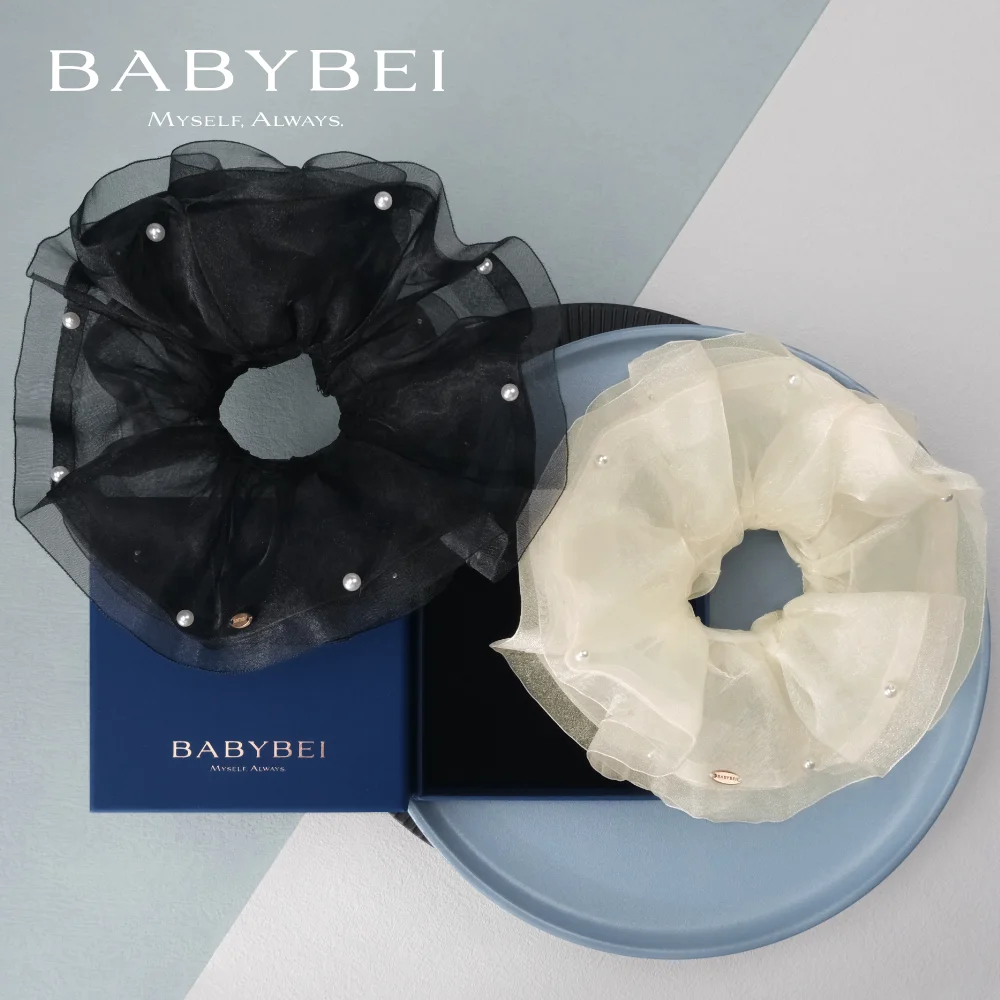 elastici-per-capelli-babybei-pearl-modello-ultra-grande-neri-e-beige-eleganti-alla-moda-stile-principessa-realizzati-in-tessuto-morbido-accessori-per-capelli