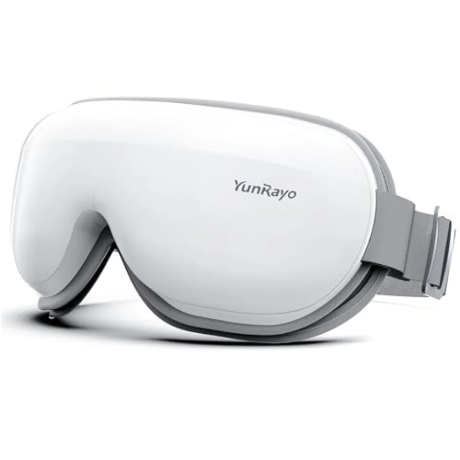 

Массажер для глаз с Bluetooth, музыкальным сопровождением, тепловой терапией, воздушно-компрессионным воздействием и вибрацией, перезаряжаемый, для снятия усталости глаз, сухости глаз и головной боли