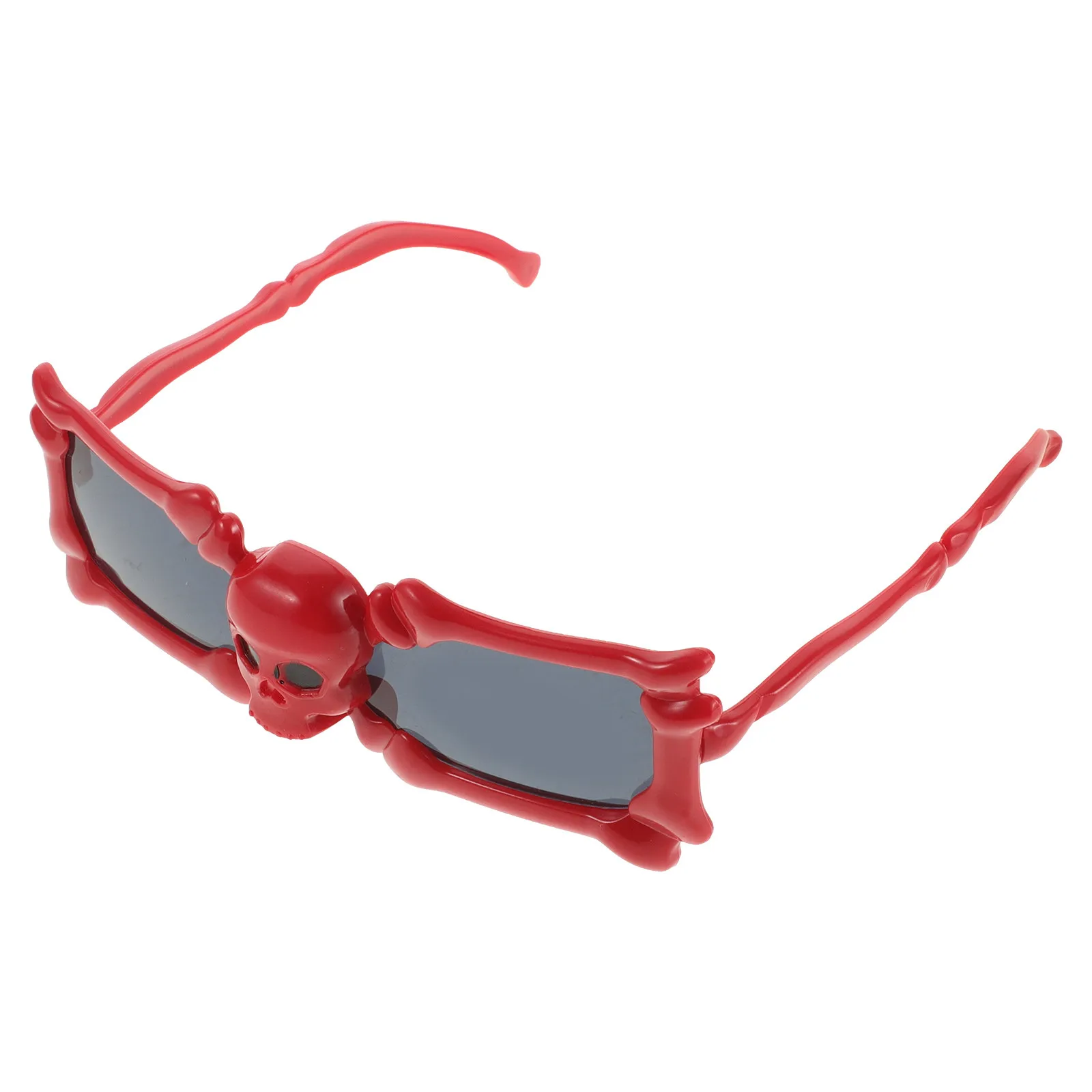 

1 Pair Skull Sunglasses Halloween Party Glasses Lightweight Plastic Novelty Eyewear Funny Decorative Costume Photo Props