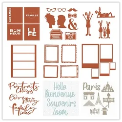 New Arrival Presell Paris Dies for DIY Scrapbooking/photo album Decorative Embossing DIY Paper Cards