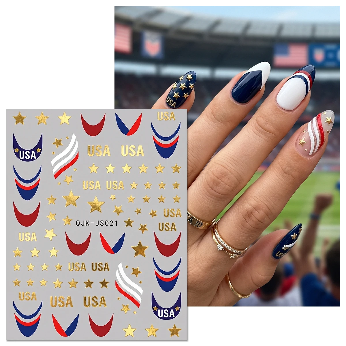 Football Style Nail Stickers,  - огляд і ціна Nail Art France