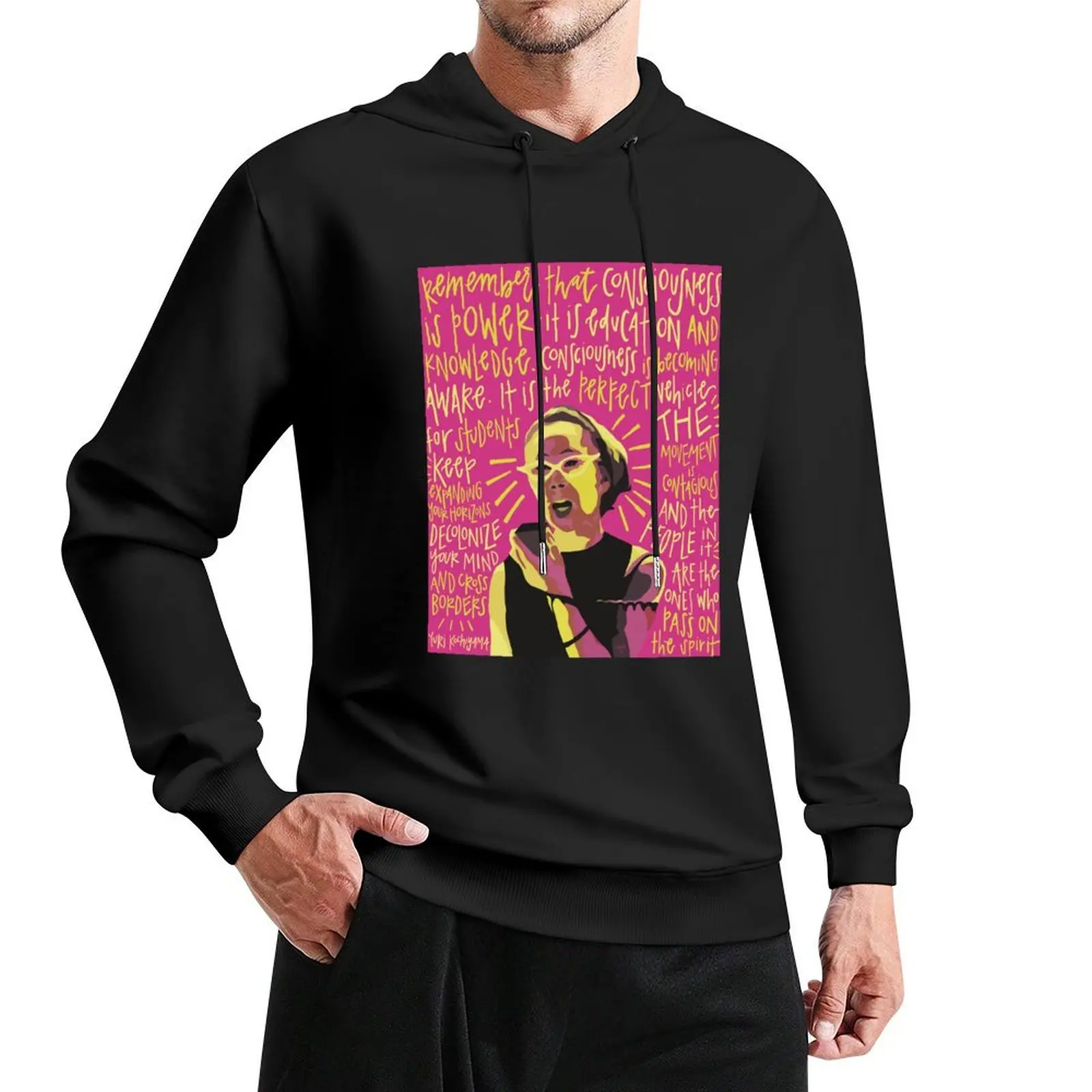 

Yuri Kochiyama. Pullover Hoodie men's coat korean autumn clothes autumn jacket men men clothing pullover