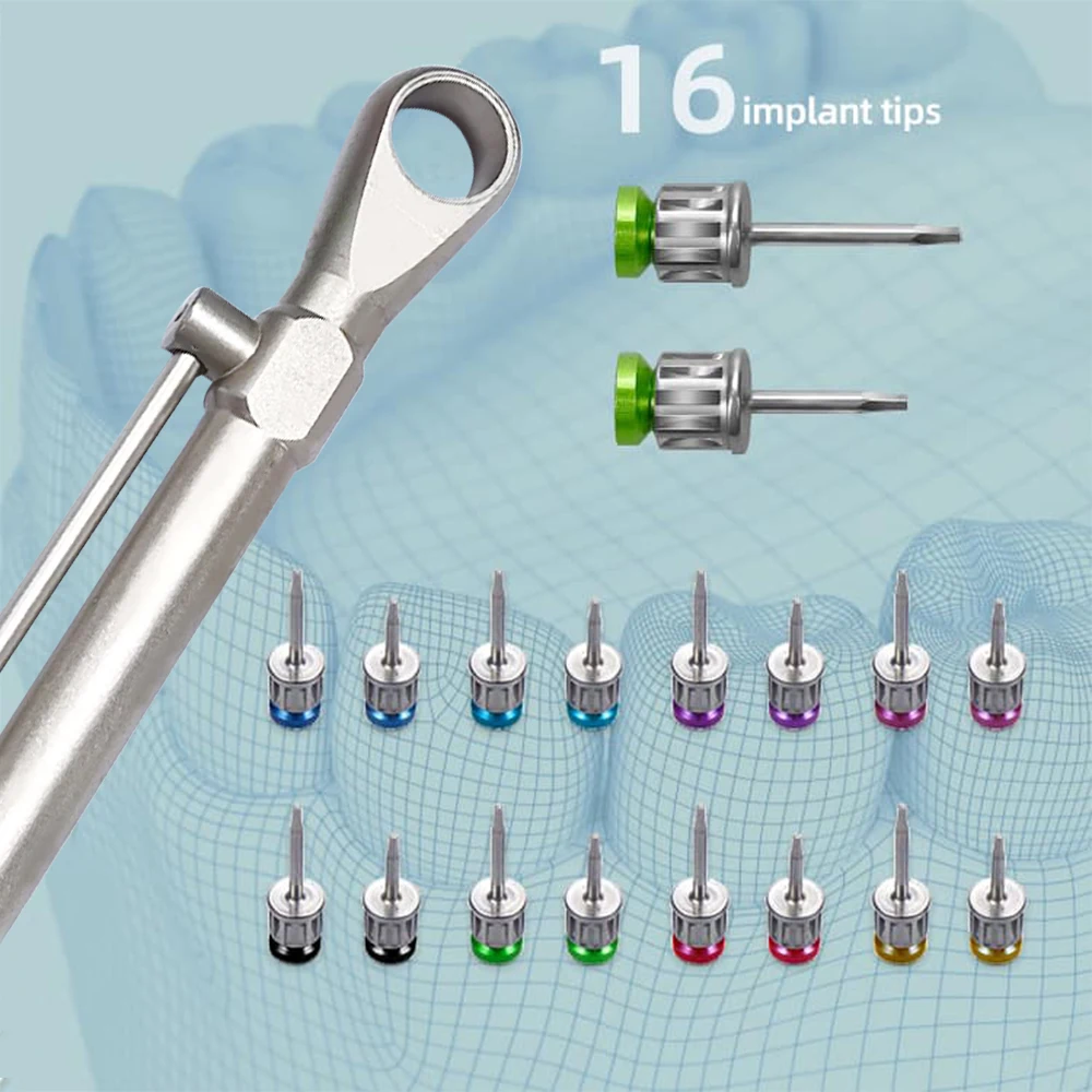 Uniwersalne wkrętaki dynamometryczne do implantów dentystycznych Klucz do odbierania protez Zestaw grzechotkowy Zestaw narzędzi do odbudowy