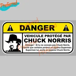 Chuck Norris Vehicle Hazard Protection Car Stickers Fun Drift Decals Motorcycle Racing Helmet Trunk Car Laptop Surf Vinyl Decals