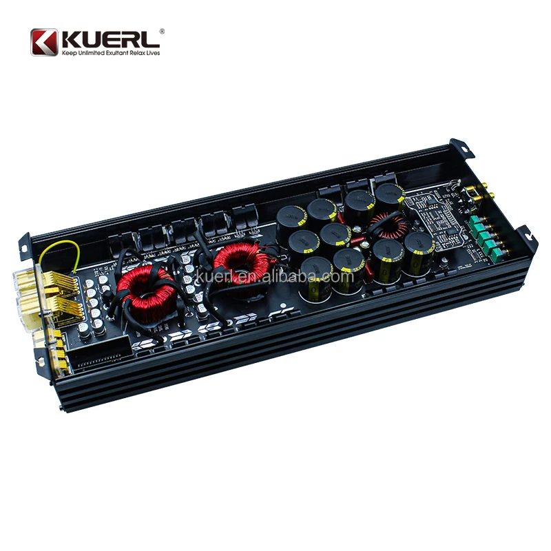 Hot New 12V 2500W High Power Class D Monoblock Digital Car Audio Amplifier Made of Aluminium Material Single Channel