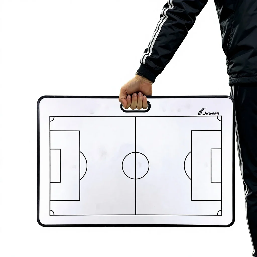 Double Sided Portable Magnetic Football  Coach Board Erasable Writable PVC Tactical Board for Training Analysis