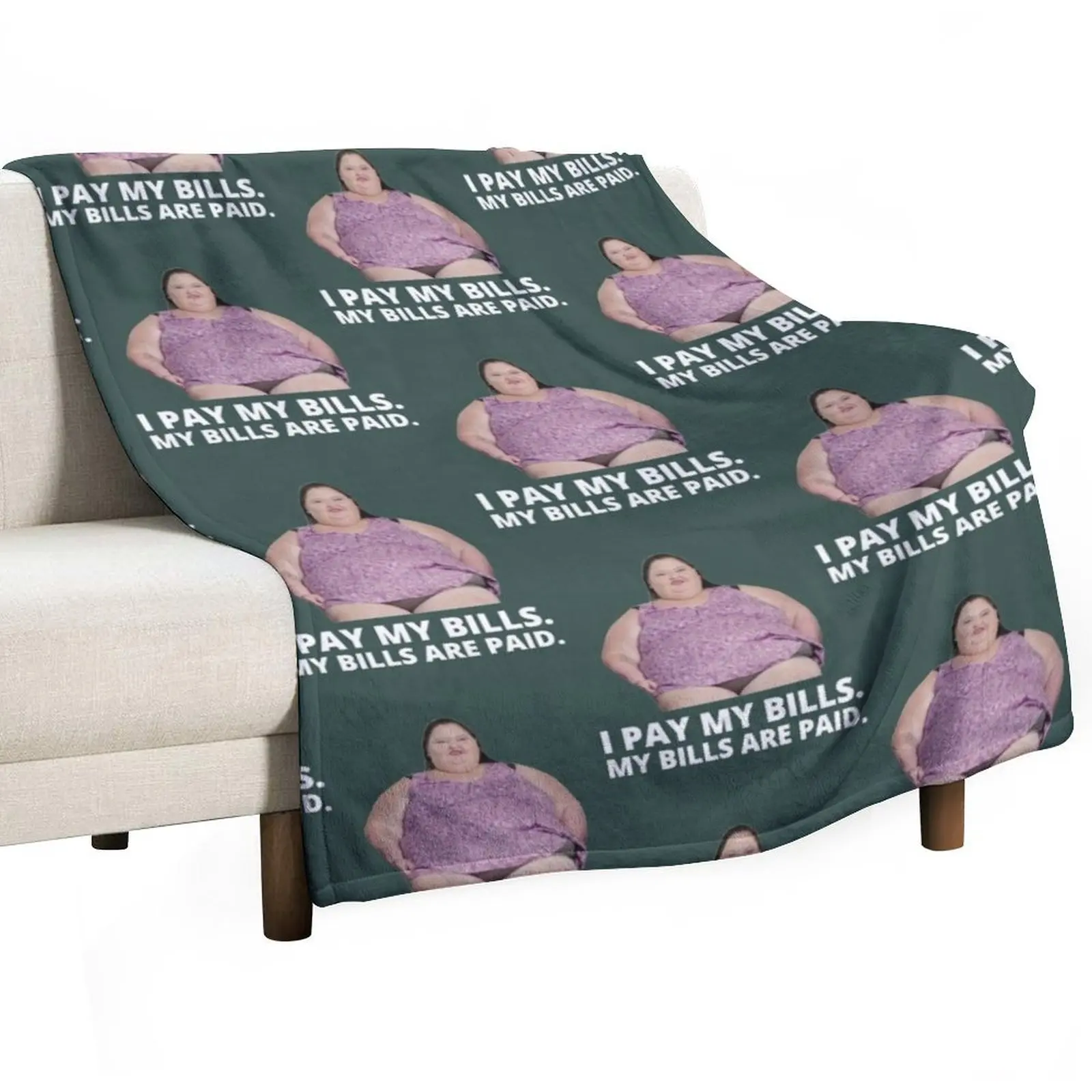 1000lb Sisters Amy - My Bills Are Paid Throw Blanket halloween Custom Large Winter beds blankets ands Decoratives Blankets