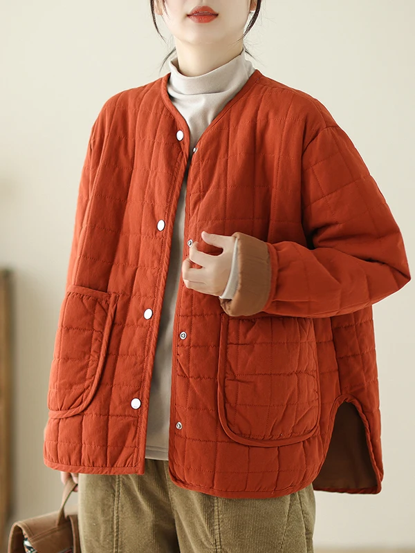 

Женское свободное хлопковое джинто, осенне-зимнее новое пальто в стиле ретро, китайская верхняя одежда, пальто Long Sve round Ne S...