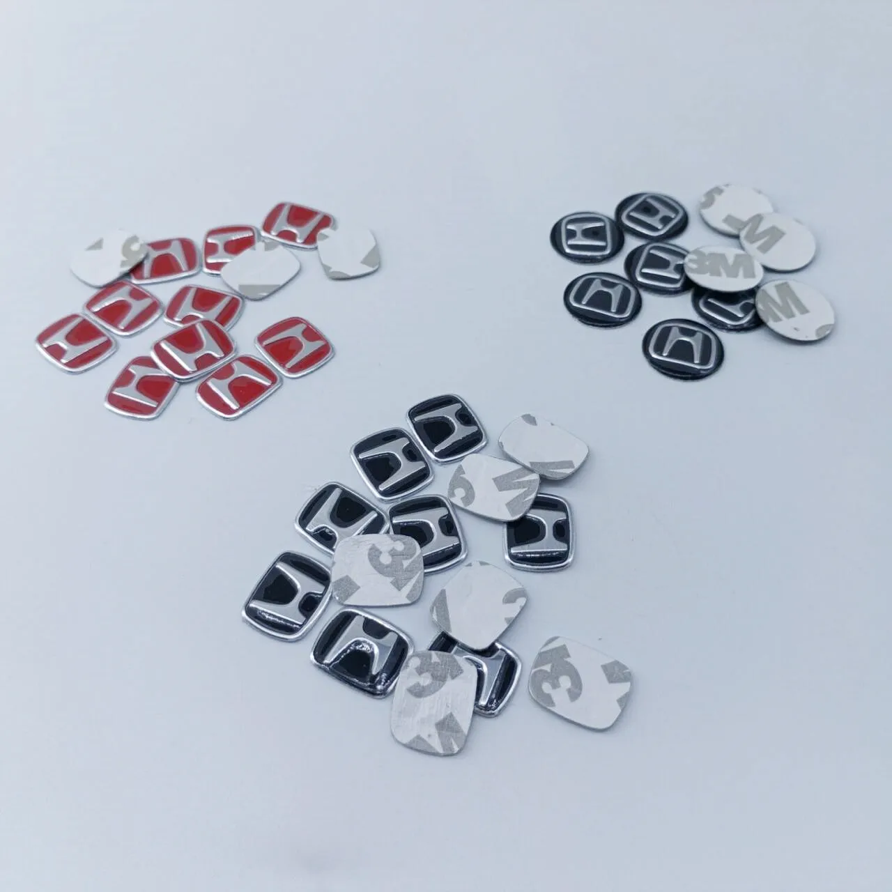 20 piezas pegatina con emblema de llave de coche, pegatina con logotipo de llave de coche, pegatinas decorativas con emblema para Mugen Power Honda Civic Accord CRV Hrv Jazz