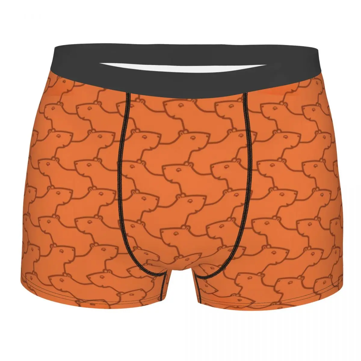 Custom Capybara Pattern Guinea Pig Underwear Men Printed Boxer Shorts Panties Briefs Soft Underpants