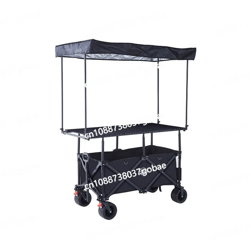 

Cross-border hot-selling multi-functional portable foldable stall car