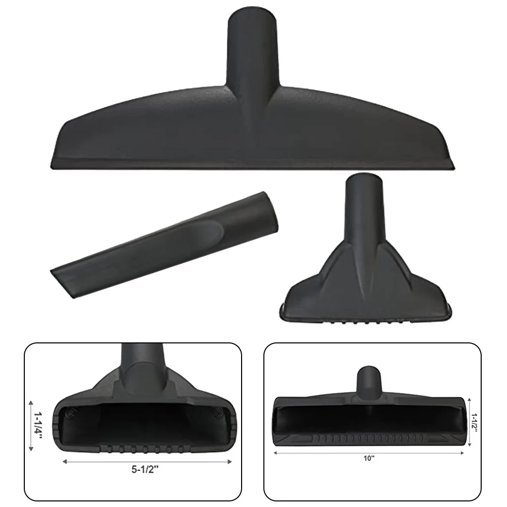 

Vacuum Nozzle Kit 3 Pieces Compatible with For hoses and Extension Wands 1 1 4 Inch Diameter Fittings for Floor and Vehicle