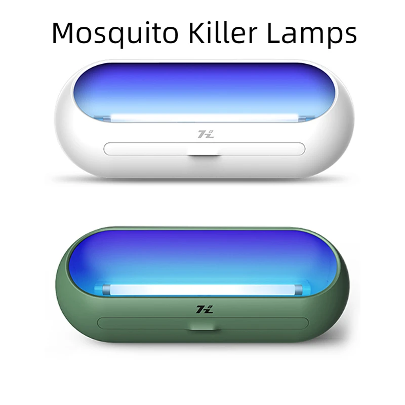 Lámpara antimosquitos para el hogar, trampa electrónica para matar insectos, fácil de limpiar, bandeja de dibujo, diseño de tablero pegajoso