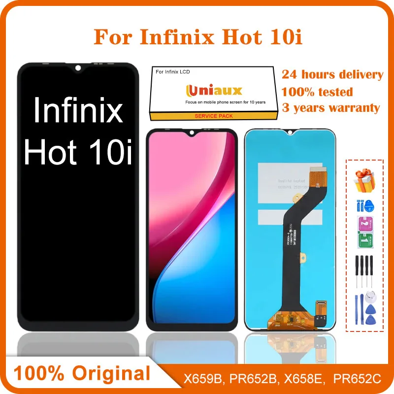

For Infinix Hot 10i Mobile Phone LCD Screen Display assembly Touch Screen LCD Panel Replacement