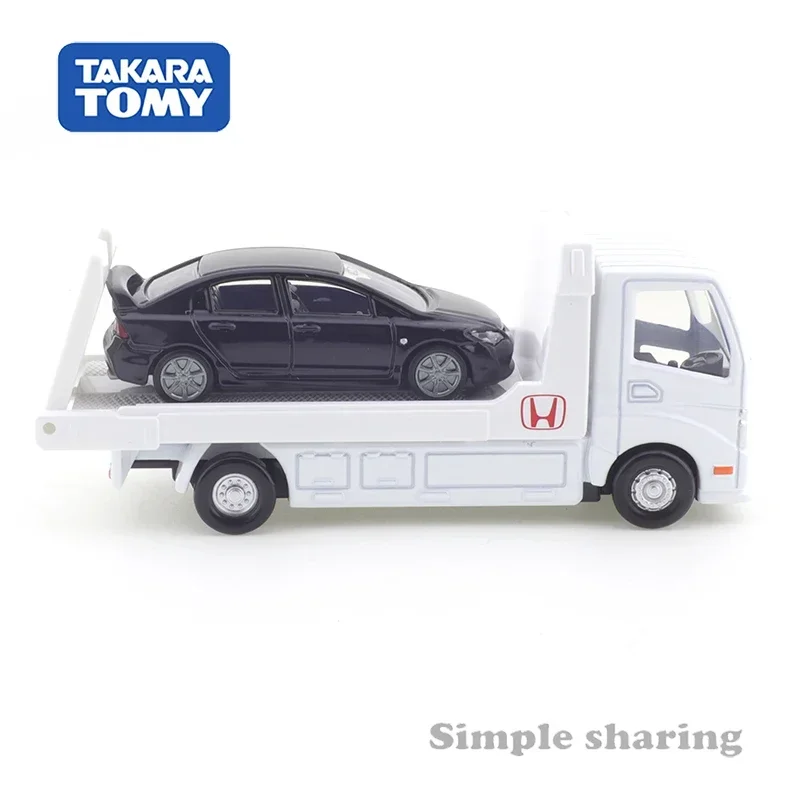 Takara Tomy Tomica Transporter Honda Civic Type R (FD2) Car Alloy Motor Vehicle Diecast Metal Model Kids Xmas Gift Toys for Boys