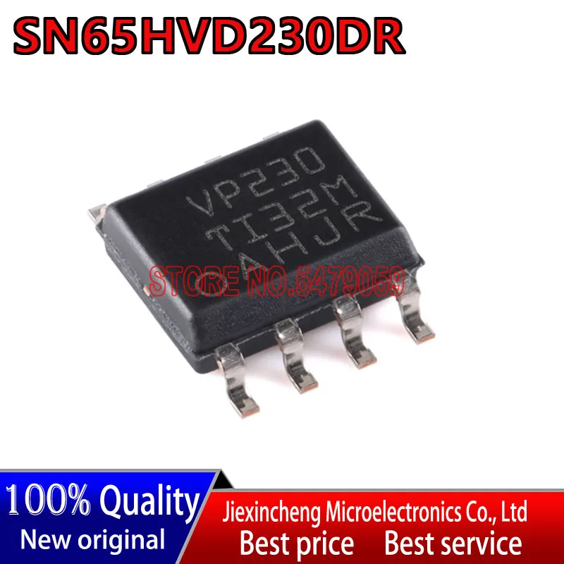 10PCS/50PCS SN65HVD230DR VP230 SOP8 SN65HVD230 New original