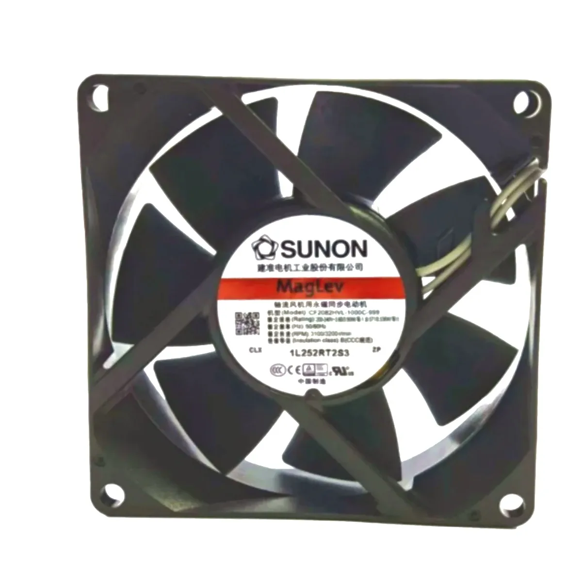SUNON CF2082HVL-1000C-999   80x80x25mm 2-Wire Server Cooling Fan