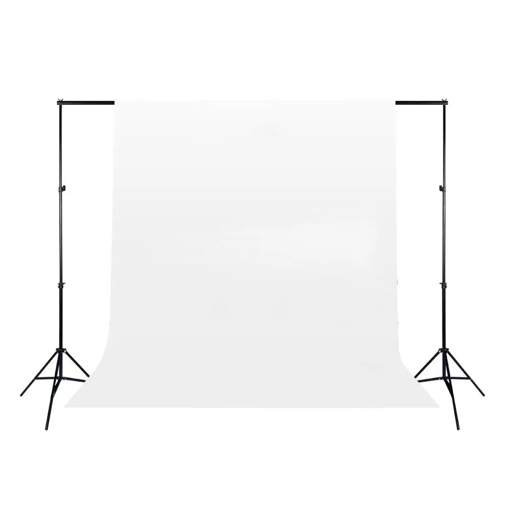 10ft Adjustable Background Support Stand Kit - Professional Photography Backdrop Crossbar System