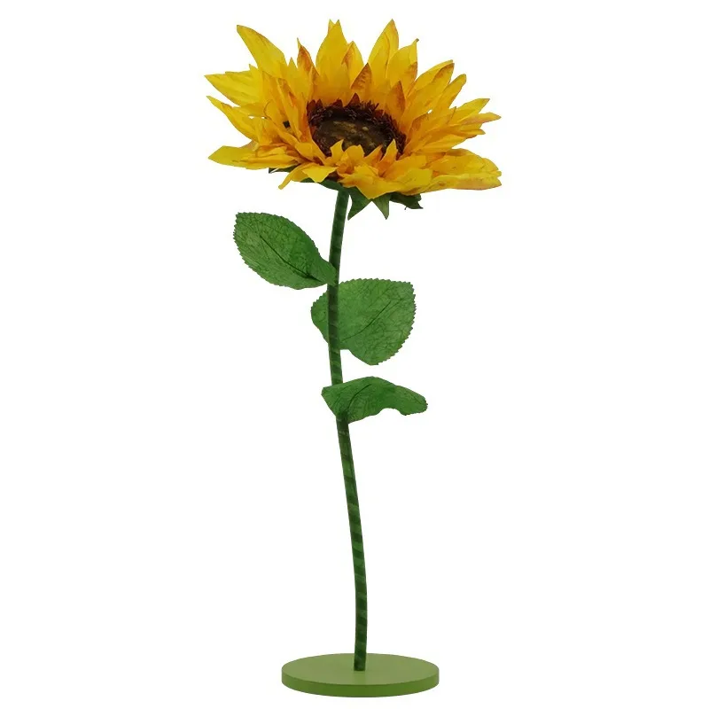 

Large sunflower simulation paper flower outdoor waterproof wedding props road guide wedding arrangement stage window decoration