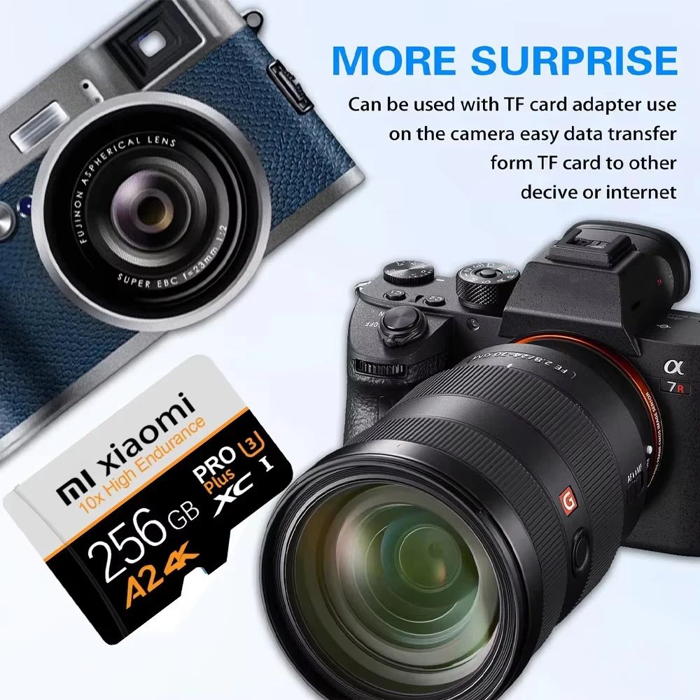 Originele Xiaomi 2TB Ultra Micro Card SD-geheugenkaart 128GB 256GB 512GB Mini U3 SD-kaarten 1TB Voor Mijia Camera Mobiele Telefoon Games Card