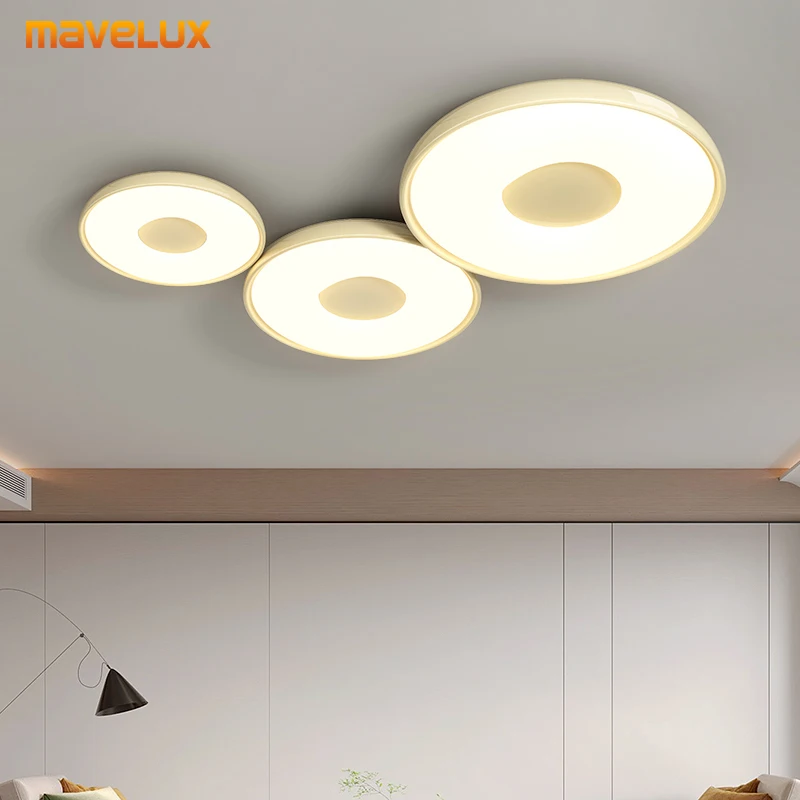 

Full Spectrum Led Ceiling Chandeliers Light 2023 New Cream Style Bedroom Light Indoor Home Decor Living Room Lighting Fixtures