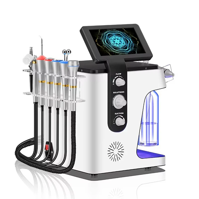 Máquina multifuncional para el cuidado de la piel, dispositivo de limpieza Facial profunda, hidrógeno, oxígeno y agua, 2025