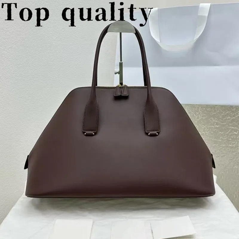 Women's Classic Retro Handbag Women's Genuine Leather Large Capacity Commuter Solid Color Tote Bag Dumpling Bag