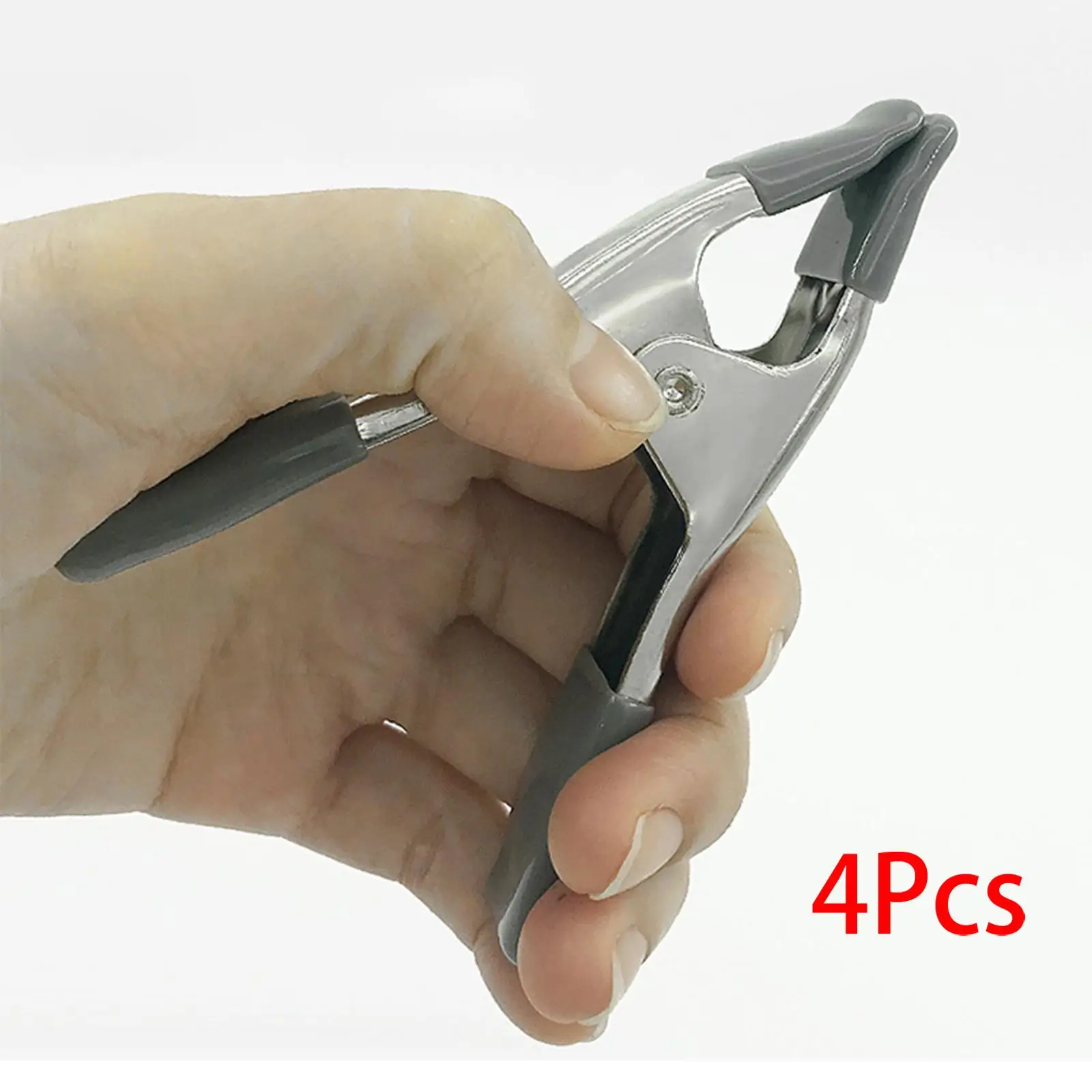 

4x Spring Clamps Devices Grippers Comfortable Handle Heavy Duty Durable Backdrop Clips for Model Photo Studio Dress Carpentry